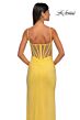 La Femme 32578 Illusion Back Embellished Corset Dress