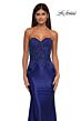La Femme 32582 Floral Corset Strapless Sweetheart Dress