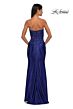 La Femme 32582 Floral Corset Strapless Sweetheart Dress