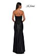 La Femme 32582 Floral Corset Strapless Sweetheart Dress