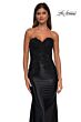 La Femme 32582 Floral Corset Strapless Sweetheart Dress