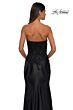 La Femme 32582 Floral Corset Strapless Sweetheart Dress