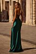 La Femme 32640 Illusion Back Scoop Neckline Dress