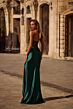 La Femme 32640 Illusion Back Scoop Neckline Dress