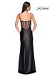 La Femme 32640 Illusion Back Scoop Neckline Dress