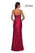 La Femme 32640 Illusion Back Scoop Neckline Dress