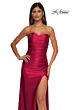 La Femme 32649 Illusion Back Strapless Sweetheart Neck Dress