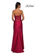 La Femme 32649 Illusion Back Strapless Sweetheart Neck Dress