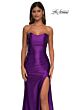 La Femme 32649 Illusion Back Strapless Sweetheart Neck Dress