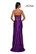 La Femme 32649 Illusion Back Strapless Sweetheart Neck Dress