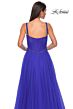 La Femme 32656 Ruched Corset High Slit Dress