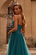 La Femme 32668 Embellished Corset High Slit Dress