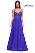 La Femme 32668 Embellished Corset High Slit Dress