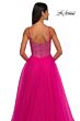 La Femme 32668 Embellished Corset High Slit Dress