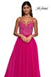 La Femme 32668 Embellished Corset High Slit Dress