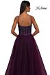 La Femme 32668 Embellished Corset High Slit Dress