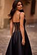 La Femme 32670 Illusion Back Side Pockets High Slit Dress