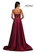 La Femme 32670 Illusion Back Side Pockets High Slit Dress