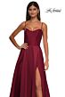 La Femme 32670 Illusion Back Side Pockets High Slit Dress