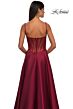 La Femme 32670 Illusion Back Side Pockets High Slit Dress