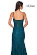 La Femme 32671 High Slit Beaded Lace Corset Dress