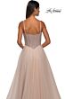 La Femme 32675 Ruched Corset High Slit Dress