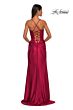 La Femme 32683 Sweetheart Neck Lace-Up Back Corset Dress