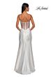 La Femme 32691 Embellished Corset Sheer Back Dress