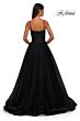 La Femme 32700 Ruched Corset High Slit Dress