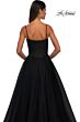 La Femme 32700 Ruched Corset High Slit Dress