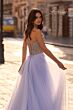 La Femme 32703 Embellished Corset High Slit Dress