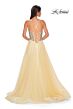La Femme 32703 Embellished Corset High Slit Dress