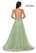 La Femme 32703 Embellished Corset High Slit Dress