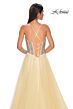 La Femme 32703 Embellished Corset High Slit Dress
