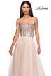 La Femme 32703 Embellished Corset High Slit Dress