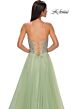 La Femme 32703 Embellished Corset High Slit Dress