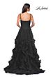 La Femme 32719 Ruffle Skirt Ruched Corset Dress