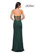 La Femme 32733 Illusion Back Embellished Neckline Dress
