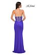 La Femme 32733 Illusion Back Embellished Neckline Dress