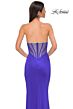 La Femme 32733 Illusion Back Embellished Neckline Dress