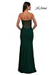 La Femme 32734 Illusion Back Strapless Corset Dress
