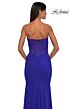 La Femme 32734 Illusion Back Strapless Corset Dress