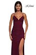 La Femme 32753 Sweetheart Neckline Hot Fix Corset Dress