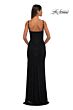 La Femme 32753 Sweetheart Neckline Hot Fix Corset Dress