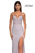 La Femme 32753 Sweetheart Neckline Hot Fix Corset Dress