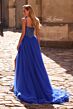 La Femme 32754 Embellished Corset High Slit Dress