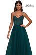 La Femme 32754 Embellished Corset High Slit Dress