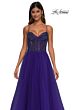 La Femme 32754 Embellished Corset High Slit Dress