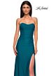 La Femme 32756 Embellished Neckline High Slit Dress