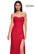 La Femme 32756 Embellished Neckline High Slit Dress
